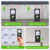 Huepar DM-LM50 mesure de distance laser numérique 165FT mesure extérieure avec fabricant LCD rétro-éclairé