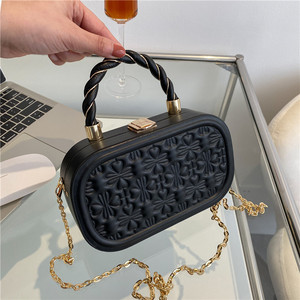 Bolsos de moda para mujer, novedad de <span class=keywords><strong>2022</strong></span>, bolso bandolera con cadena, bolso retro, bolso pequeño con cierre de caja cuadrada - Product Image 4