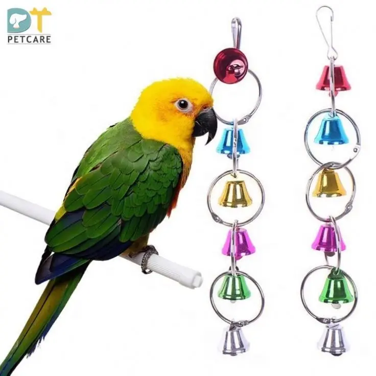 Bird Supplies Parrot Toys Jingle Bells Toys String Of Bells