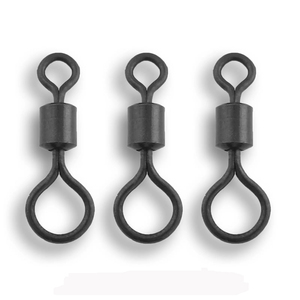 <span class=keywords><strong>Pêche</strong></span> à la carpe taille 8 hélicoptère noir <span class=keywords><strong>gros</strong></span> oeil pivots roulants - Product Image 3