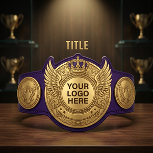 Cinturón de Campeón de Kickboxing Personalizado, Trofeo de Cuero Resistente - Product Image 3
