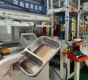 Yarı otomatik anahtar teslimi çözümler alüminyum öğle yemeği kutu üretim hattı - Product Image 1