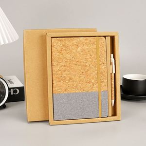 Cuaderno A5 Personalizado de Corcho y Cuero - Diario de Tapa Dura con Páginas Rayadas para Escribir y Diario Creativo - Product Image 2