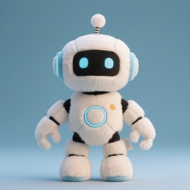Factory Wholesale Robot AI Plush Toys Custom Robot Mascot Dolls Print Doll Personalized Stuffed Plush Toys