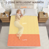 Matelas en mousse à chauffage multi-zones moderne et confortable 2026, populaire, avec 9 niveaux de confort réglables pour le sommeil quotidien dans la chambre
