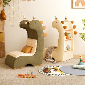 Chaises de canapé dinosaure vert pour enfants Vivid Anime Doll - Product Image 3