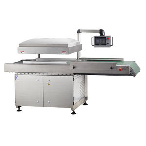 Máquina de envasado al vacío continuo con correa de cámara de trabajo neumática lineal Industrial de sellado de 600-1000mm con bomba de vacío de 200m3/h - Product Image 1