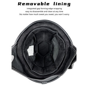 <span class=keywords><strong>Casco</strong></span> con personalidad de gángster japonés, <span class=keywords><strong>Vintage</strong></span> <span class=keywords><strong>casco</strong></span> de motocicleta, Media gorra ABS para Motocross para hombres y mujeres, cuatro estaciones, montar en <span class=keywords><strong>bicicleta</strong></span> - Product Image 5