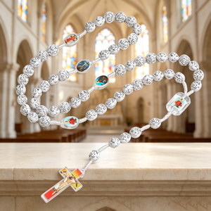 Magnifiques chapelets catholiques avec étui, Israël, Vierge Marie, bijoux en acier, vente en gros, pour souvenir, chapelets catholiques de luxe - Product Image 5