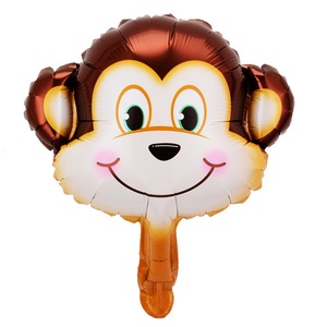 Nuevo Globo de Aluminio con Forma de Cabeza de Animal (Mono, Tigre, Cebra) de 22 Pulgadas, Certificado EN71, Individual, para Fiestas de Navidad - Product Image 4