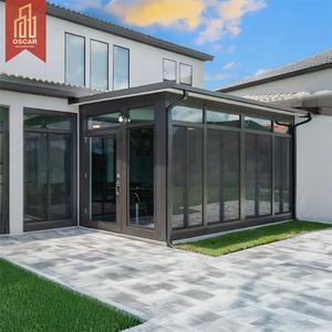 Véranda en aluminium et verre sur mesure avec technologie de réflexion thermique, idéale pour les régions climatiques chaudes, pour les résidences et les entreprises. - Product Image 1