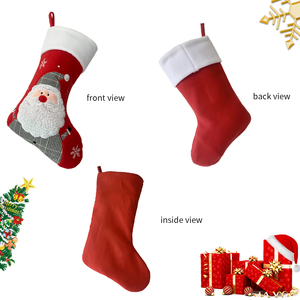 2025 nouvelles décorations de noël bas bijoux de noël pendentif petites bottes enfants bonbons cadeau sac cheminée arbre décorations - Product Image 5