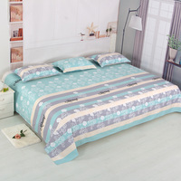 Produsen Tekstil Rumah Tangga Set Sprei Mewah Set Selimut Katun Murni Set Tempat Tidur Mewah dengan Sarung Bantal