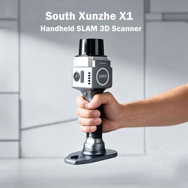 SOUTH X1 Ultra-Light Handheld Scanner Real-Time True Color Point Cloud Generation High-accuracy Laser 3D SLAM Scanner