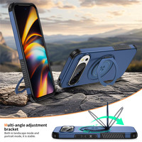 Coque de téléphone anti-chute renforcée aux coins pour Google Pixel 11 10 9 Pro XL 10A 360 °   Coque de téléphone avec béquille magnétique rotative
