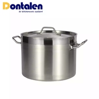 Fournitures directes d'usine Type Sandwich fond en acier inoxydable, Pots de Stock pour la maison et le Restaurant