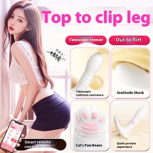 Mystery Girl Cute Meow Wearing Telescopic Jumping para huevo Vibración Juguetes sexuales femeninos Masturbación Juguetes para adultos - Product Image 2