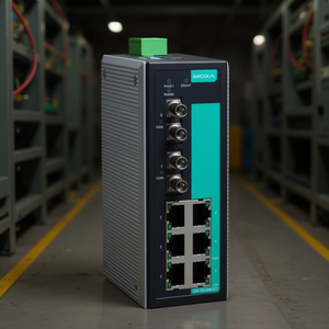 Moxa EDS-308-MM-ST Switch Industrial Sin Administración para Riel DIN, 8 Puertos Ethernet - Product Image 3