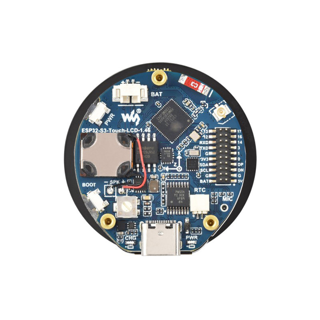 ESP32 S3 1.46inch Round Touch LCD Display 412x412 Resolution WIFI BT Microcontroller Development Board