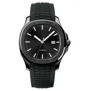 Mô Hình Mới Hỗ Trợ Tùy Chỉnh Vuông Silicone Dây Đeo Không Thấm Nước 316L Thép Không Gỉ Trường Hợp Người Đàn Ông Của Sapphire Đồng Hồ - Product Image 3