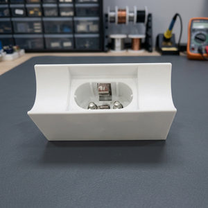 Portalampada in Plastica Linestra con 1 Attacco S14D Bianco (GSC 101540002) - Product Image 2