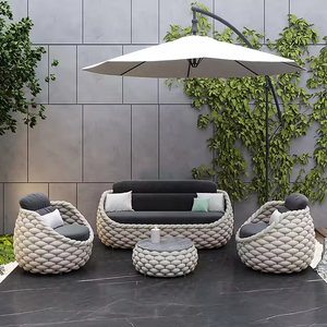 B2B mây Patio đồ nội thất | Vòng ghế + bảng | phong cách, bền | cửa hàng bây giờ - Product Image 2