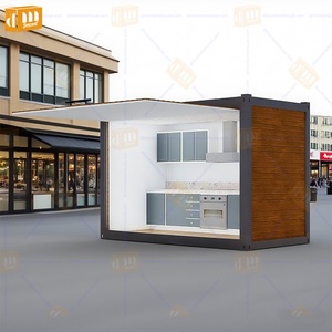 Portable Cafe Bar Shop Container Casas prefabricadas desmontables Flatpack 40Ft Prefabricado Home Modular Store Restaurante - Product Image 2