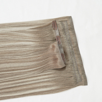 Extensions de cheveux vierges Remy Luxsea en gros, à clipser, sans couture, lisses, double épaisseur, matière brute, sans nœuds, couleur Balayage