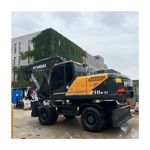 Hyundai 210w-9 Wheel Excavator Cummins Engine High Quality <b>Used</b> <b>Machine</b> Featuring Core Components Motor Gearbox Gear Bearing PLC - Product Image 1