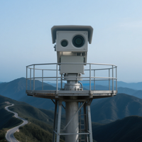 Cámara de Imagen Térmica PTZ Multisensor, Cámara Visible EO IR con Detección de Largo Alcance
