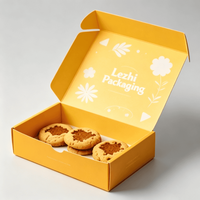 Boîte d'emballage personnalisée pour biscuits et pâtisseries, vente en gros, boîte en papier pour donuts, biscuits, pour boulangerie, usage alimentaire, pour biscuits de Noël