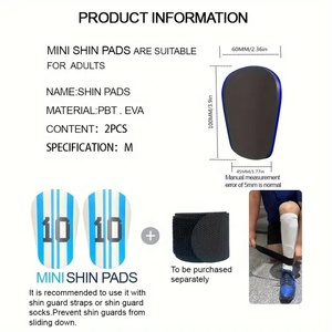 Parastinchi da Calcio Mini <span class=keywords><strong>in</strong></span> <span class=keywords><strong>Plastica</strong></span> per Sublimazione, Caneleiras De Futebol, Protezioni Tibiali Vuote 10*6cm - Product Image 5
