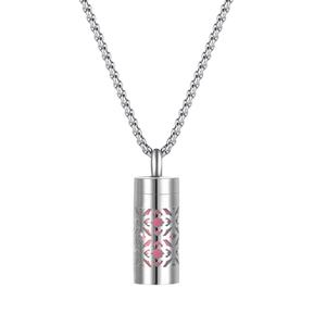 Stainless Steel Open <b>Locket</b> Aroma Scent Perfume Necklace - Product Image 5