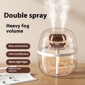 Nuevo doble spray 3L gran capacidad USB hogar silencioso dormitorio <span class=keywords><strong>Oficina</strong></span> noche luz doble spray <span class=keywords><strong>humidificador</strong></span> - Product Image 3