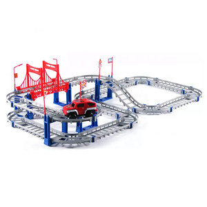 Commercio all'ingrosso assemblare elettrico ferroviario <span class=keywords><strong>auto</strong></span> giocattolo tracce per i bambini giocano - Product Image 1