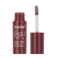 Palette de fards à paupières liquides scintillants Karité 3ml, 8 teintes, en gros, produit cosmétique de maquillage, tube à marque privée