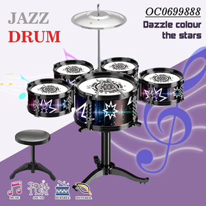 Batterie de jazz pour instruments de musique Enfants Professionnel Non toxique avec chaise - Product Image 2