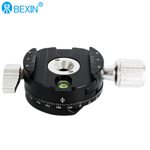 หัวขาตั้งกล้องแบบพาโนรามา Bexin หมุนได้ 360 องศา ทำจากอลูมิเนียมอัลลอย พร้อมระดับน้ำ สำหรับกล้องดิจิตอล - Product Image 1