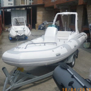 Barcos de lujo hypalon, certificado CE, Corea, pvc, costilla RIB580, a la venta - Product Image 3