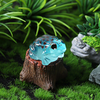 Accessoires en résine grenouille lumineuse les plus vendus, ornements en résine animaux simulés, modèle en résine qui brille dans le noir pour la décoration