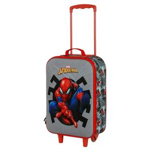 Valise à roulettes 3D souple Karactermania pour Marvel Spiderman, gris - Product Image 1