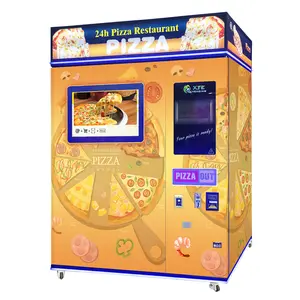 Business 2024 anpassbar aufzug touchscreen automatisch gefrieren beheizte lebensmittel automatischer pizza-verkaufsautomat