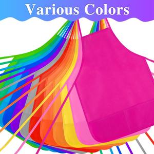 Toddler Disposable <b>Apron</b> Non-woven Sturdy Waterproof Bright Colors for Gardening & Feeding - Product Image 2
