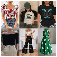 Ropa nueva Moda Ropa al por mayor Descuento de fábrica Ropa a granel Tienda de envío Blusas Tops Vestido Enviado al azar