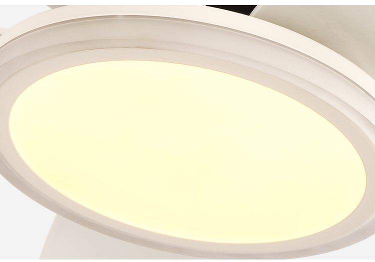 Breeze.Lux Model good quality traditional series 48 inch 5 blade ABS material White 5 blades AC motor ceilling fan light