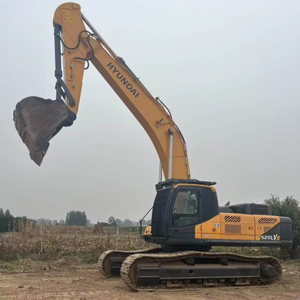 Sistema Hidráulico Potente, Excavadora de Cadenas Hyundai 520LVS de 50 Toneladas de Segunda Mano con Cucharón de 3m de Capacidad, Motor y Caja de Cambios - Product Image 1