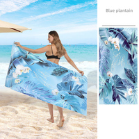 Super Zachte Strandkleding Pareo Sarong Custom Patroon Rayon Stof Cover Up Pareo Voor Vrouwen