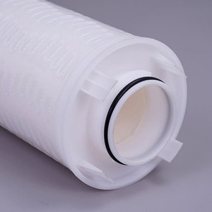 Cartouche filtrante en PP à haut débit plissée à membrane d'usine, longueur 40'', avec embout renforcé en fibre <span class=keywords><strong>de</strong></span> verre pour la dessalement <span class=keywords><strong>de</strong></span> l'eau <span class=keywords><strong>de</strong></span> mer - Product Image 6