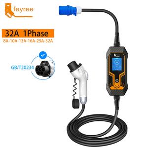 Chargeur de voiture électrique portable 7 kW 32 A avec prise CEE Type 1/Type 2 et câble de 5 m – Nouveau - Product Image 2