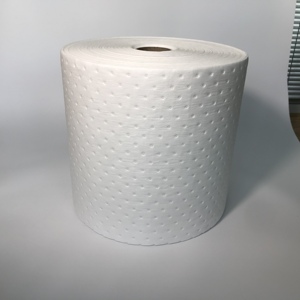 100% PP Polypropylene meltblown dầu thấm CuộN hiệu quả cao dầu tràn kiểm soát Pad trong cuộn làm sạch vải - Product Image 2